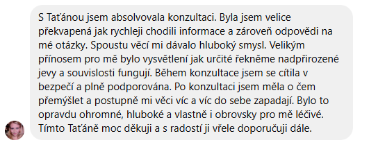 Recenzia - intuitívna konzultácia Liečenie vnútornej ženy