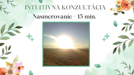 INTUITÍVNA KONZULTÁCIA - NASMEROVANIE - 15 min. 